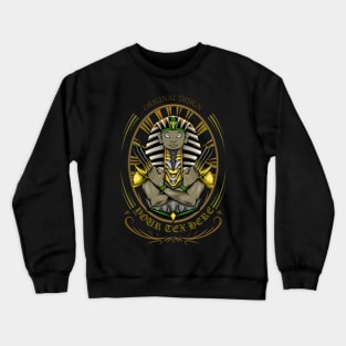 Elegant Artwork of Pharaoh Crewneck Sweatshirt